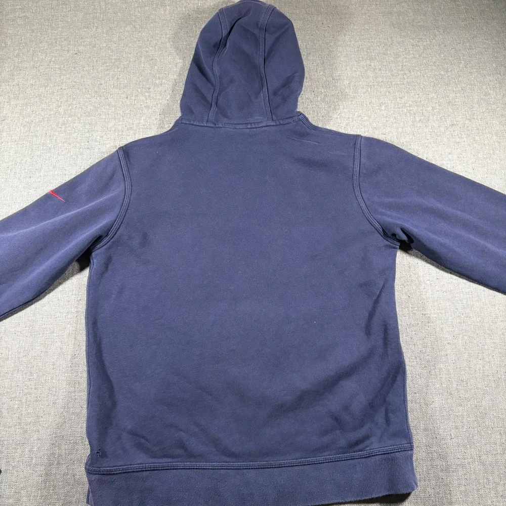 Nike Hoodie Mens Medium Navy Blue New England Patriots NFL Team Apparel Pullover